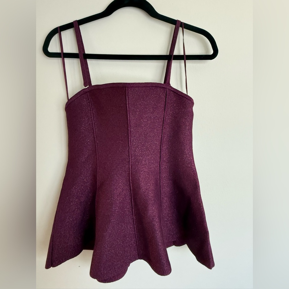Anthropologie Deep Purple Camisole